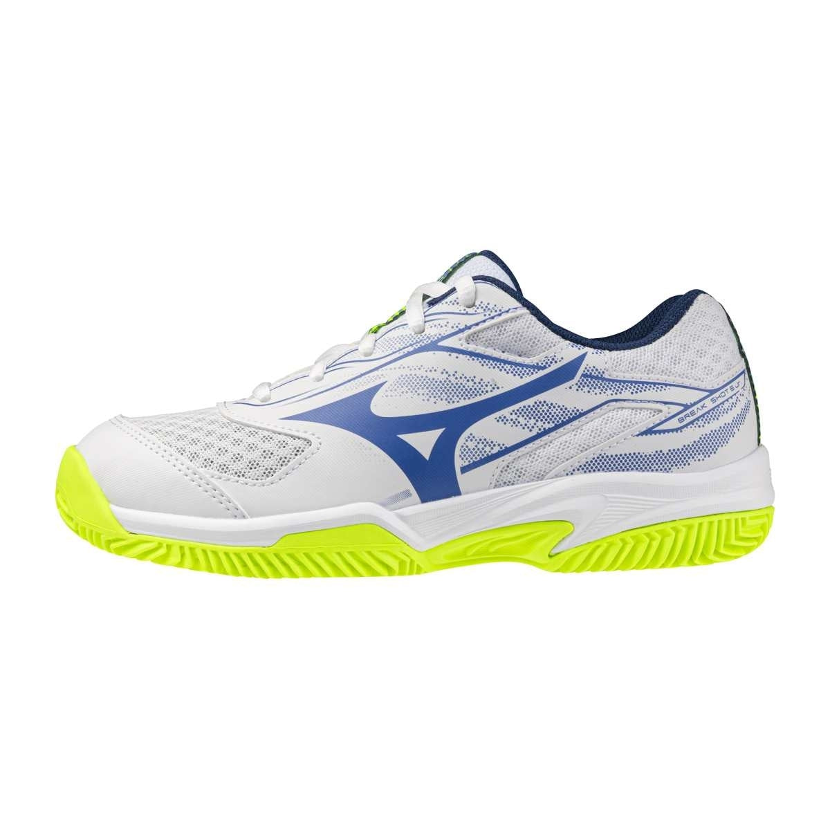 Mizuno BREAK SHOT 5 Jr. CC(C) / White/Dazzling Blue/Lightning / 34.5/2.5 – obrázek 1