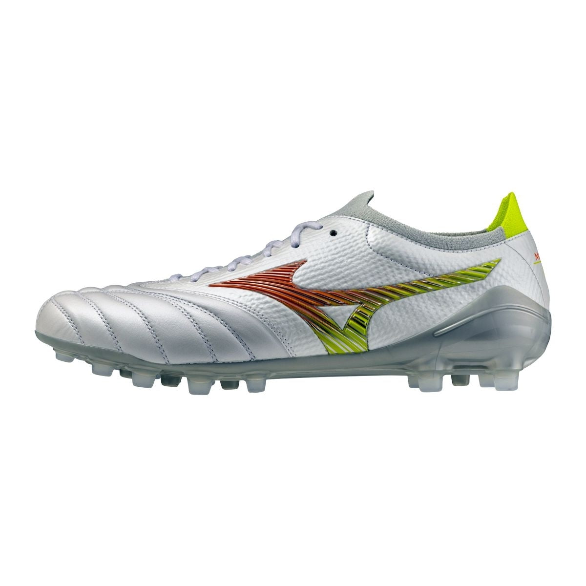 Mizuno MORELIA NEO V ? JAPAN AG / White/Lava Orange/Evening Primrose / 39.0/6.0 – obrázek 1