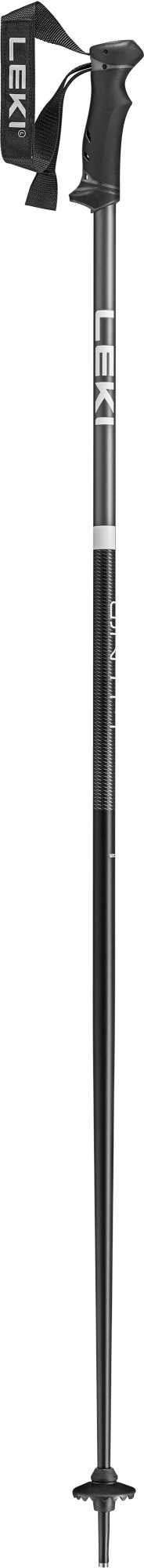 Leki QNTM, black-light anthracite-white, 110 cm – obrázek 1