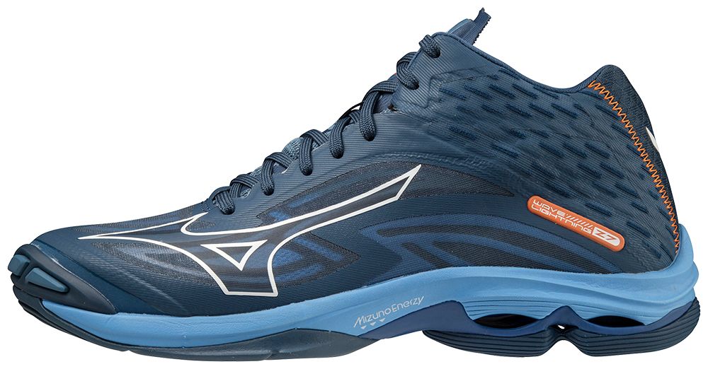 Mizuno WAVE LIGHTNING Z7 MID / Dark Denim / White  / Blue Jasper  / 50.0/14.0 – obrázek 1