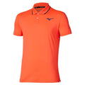 Mizuno Tennis Short Sleeve Polo / Lava Orange / L – obrázek 1