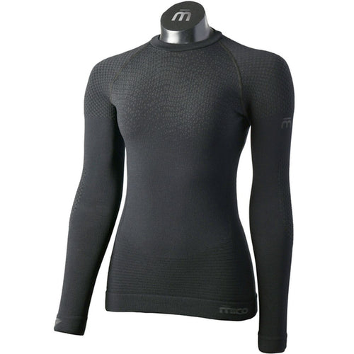 Mico WMN L/SLEEVES R/NECK SHIRT PRIMALOFT, NERO, IV – obrázek 1