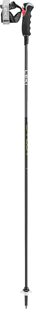 Leki Carbon 12  3D, black-dark anthracite-neonyellow, 110 cm – obrázek 1