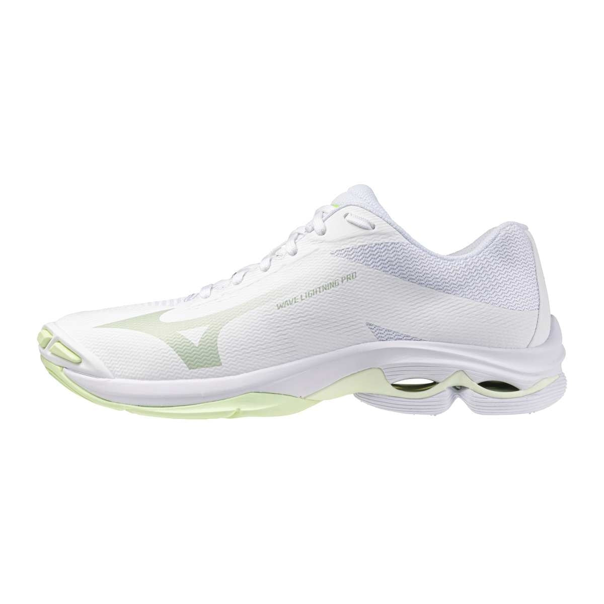 Mizuno WAVE LIGHTNING PRO / White/Aqua Gray/Ambrosia / 36.5/4.0 – obrázek 1