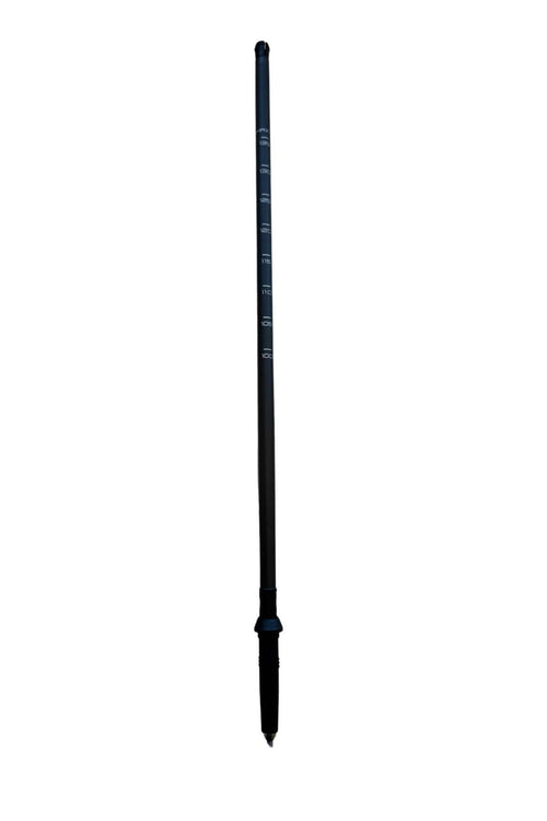 Leki Lower segment | 100-135cm Vario | 12mm | carbon black + matt lacquer, naturalcarbon, 100 - 135 cm – obrázek 1