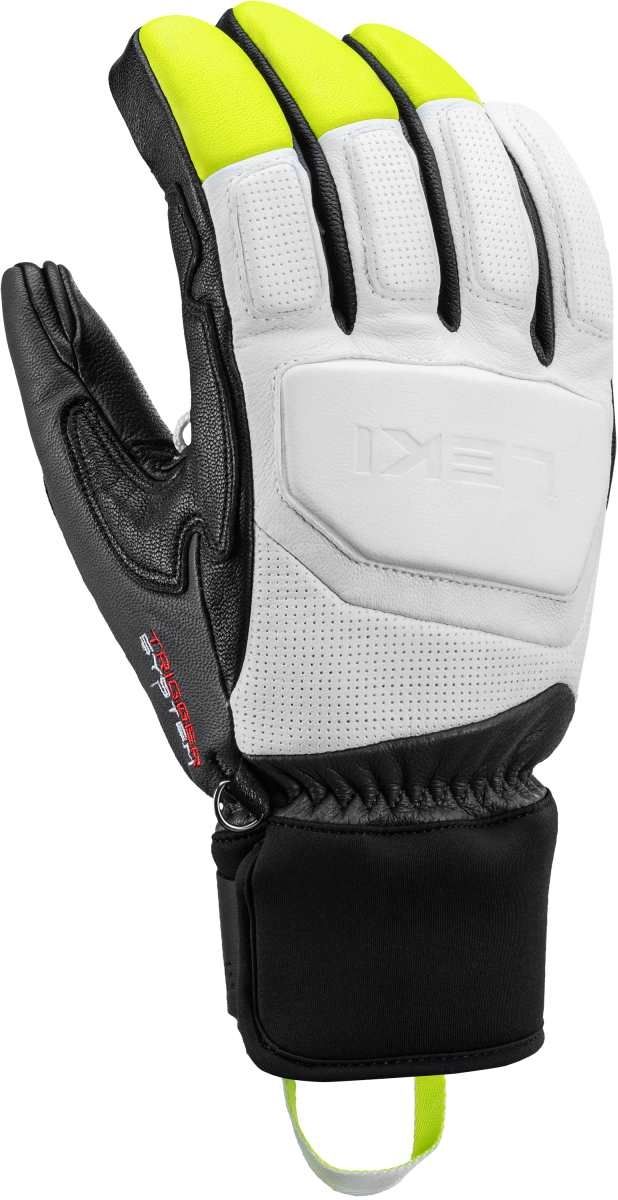 Leki Griffin Prime 3D, white-graphite-ice lemon, 8.0 – obrázek 1