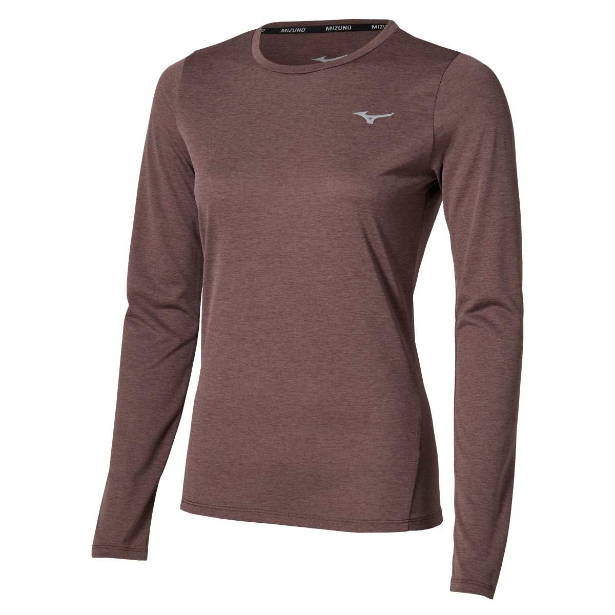 Mizuno Core Impulse Long Sleeve Tee / Pepper Corn / L – obrázek 1