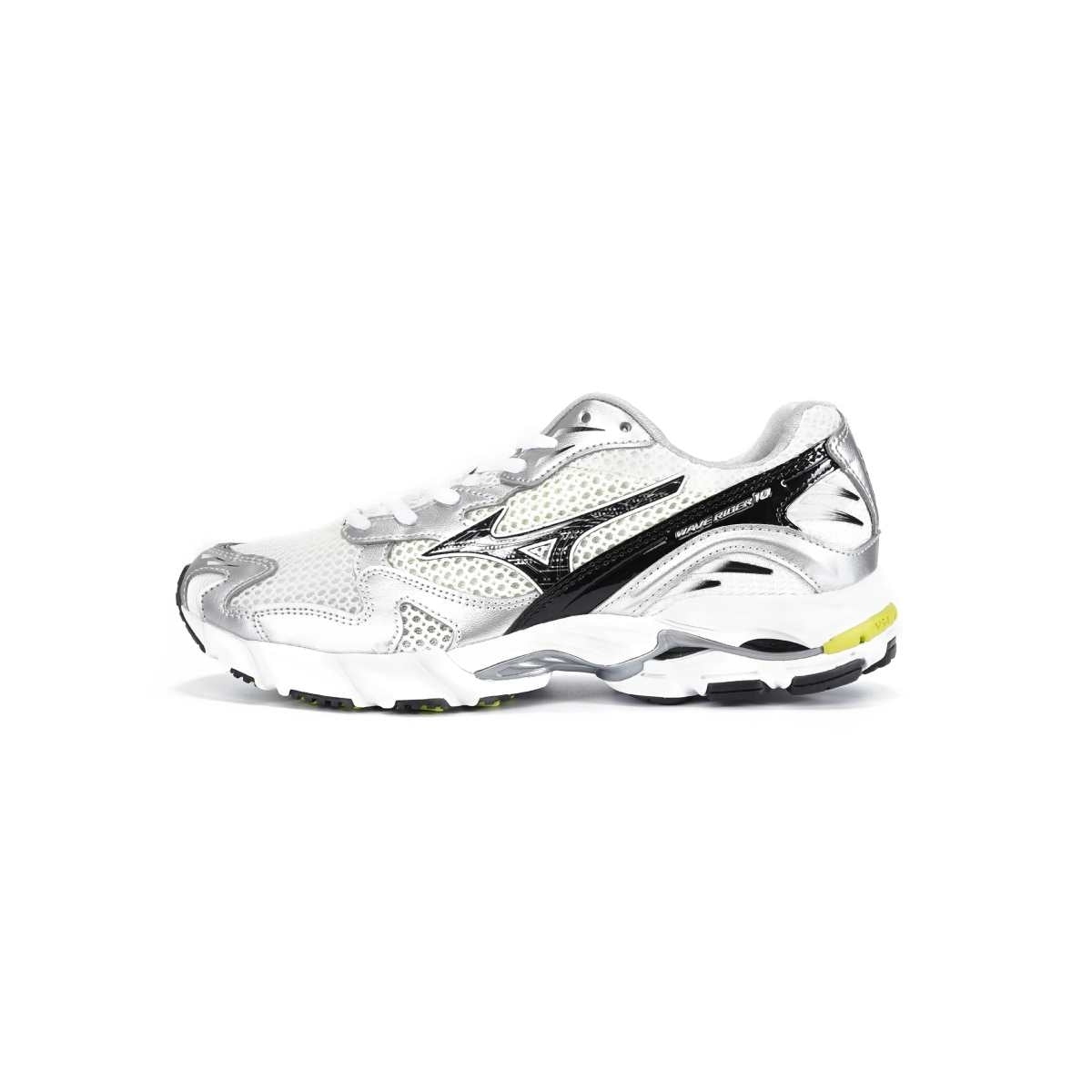 Mizuno Wave Rider 10(U) / Snow White/Black/Sylvan Green / 36.5/4.0 – obrázek 1