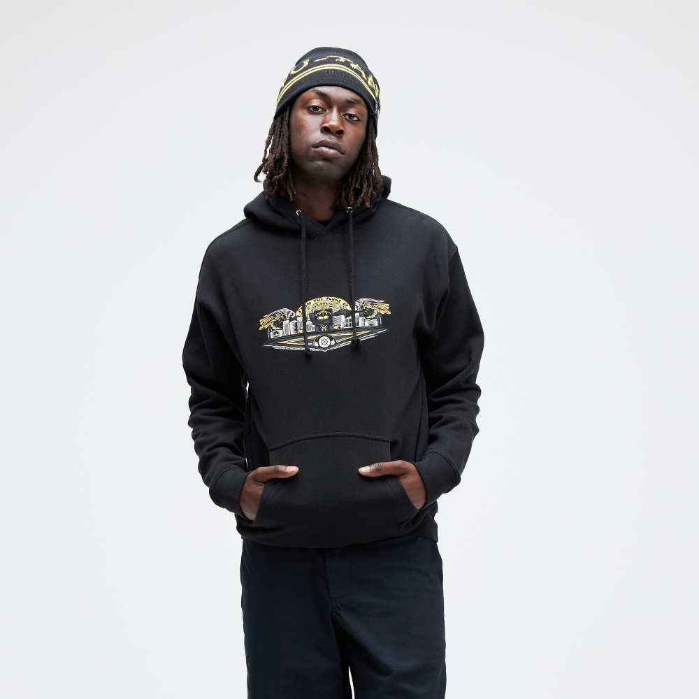 Stance PANTHER HOODIE/BLK/S – obrázek 1