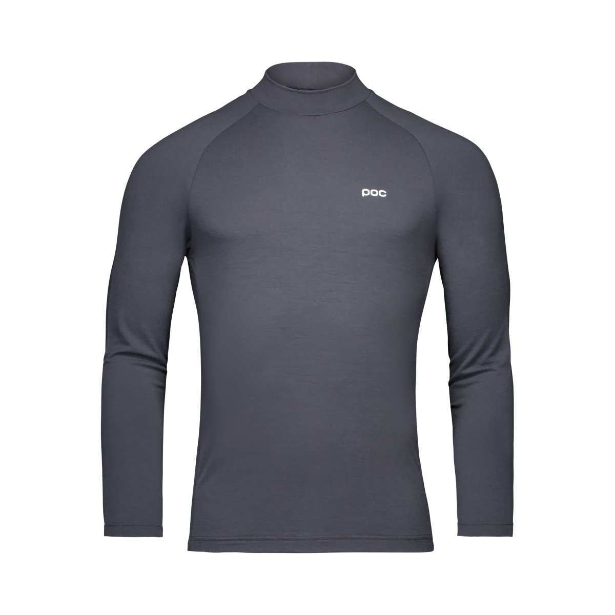 Poc M's Layer Merino Mock Neck Jersey Sylvanite Grey XSM – obrázek 1