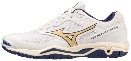 Mizuno WAVE PHANTOM 3 / White/BRibbon/MP Gold / 51.0/15.0 – obrázek 1