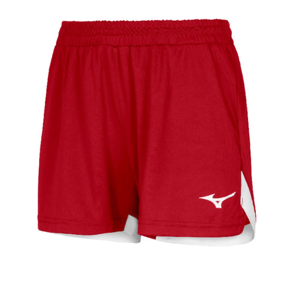 Mizuno Pre Handball Short W / Red/XS – obrázek 1