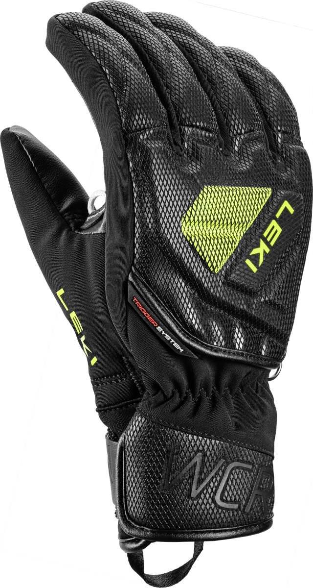 Leki WCR C-Tech 3D Junior, black-ice lemon, 4.0 – obrázek 1
