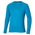 Mizuno Active DryAeroFlow Long Sleeve Tee / Blue Jewel / M – obrázek 1