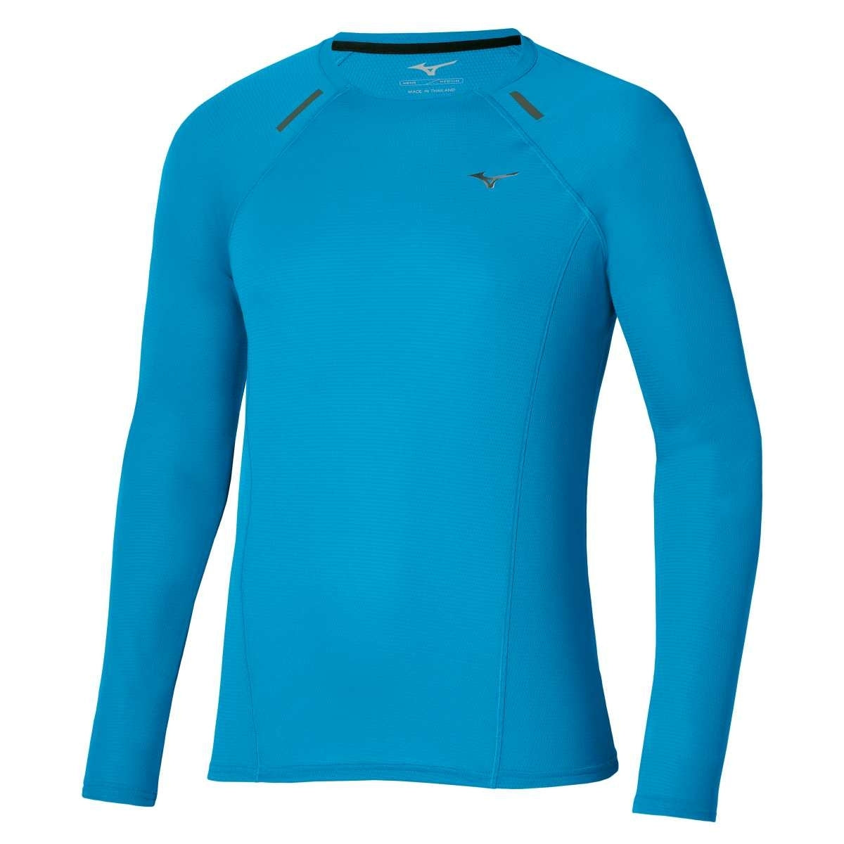 Mizuno Active DryAeroFlow Long Sleeve Tee / Blue Jewel / M – obrázek 1