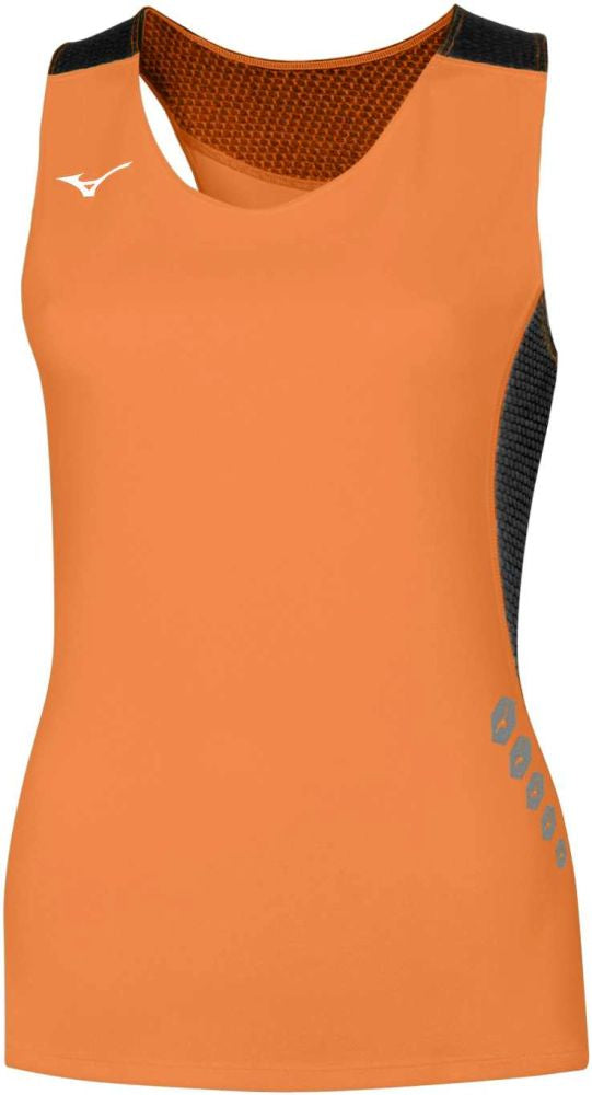 Mizuno Premium JPN Singlet/Orange Clown Fish/Black/L – obrázek 1
