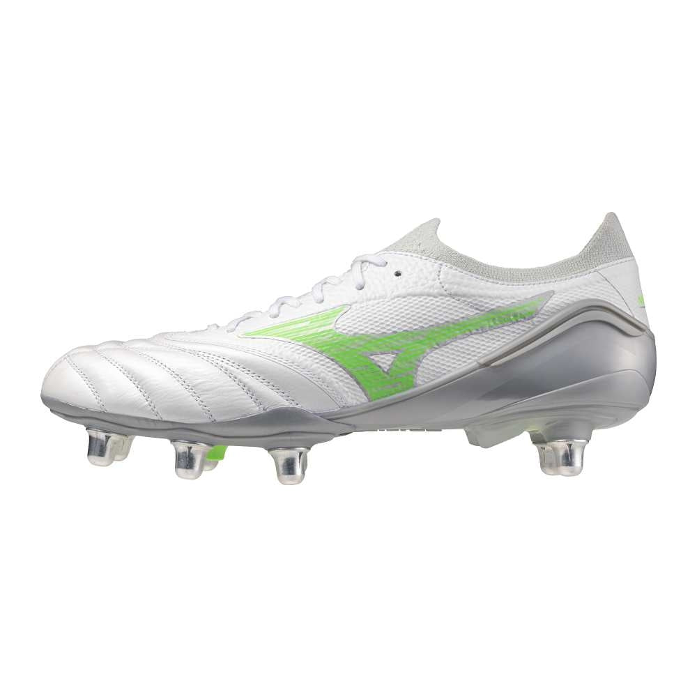 Mizuno MORELIA NEO IV ? ELITE SI(U) / White/Neon Green/Cool Gray 3C / 40.0/6.5 – obrázek 1