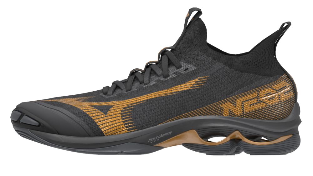 Mizuno WAVE LIGHTNING NEO2/BlkOyster/MPGold/IronGat/50.0/14.0 – obrázek 1