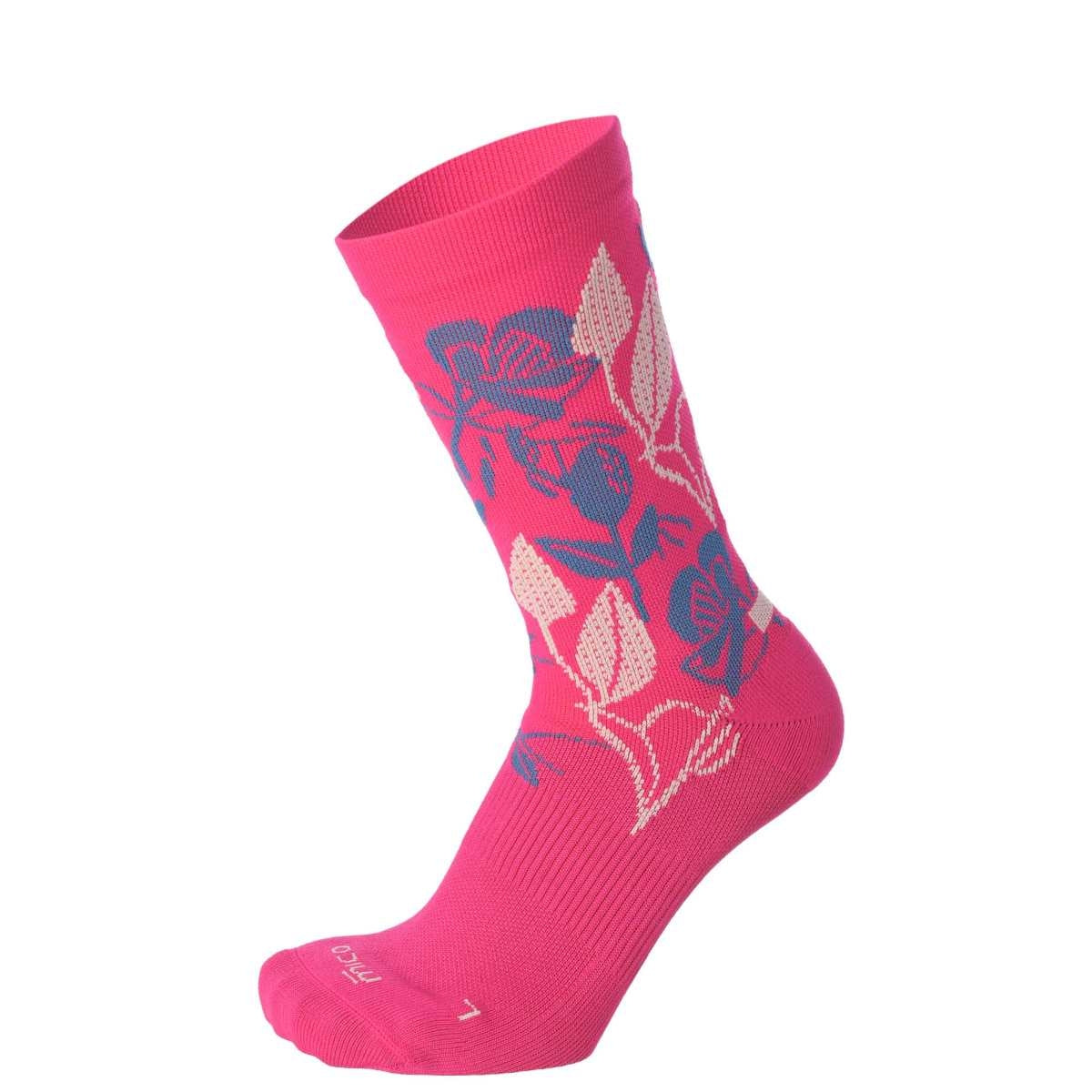 Mico LIGHT W. EXTRADRY WMN L. HIKE CREW SOCKS, FUCSIA, L – obrázek 1