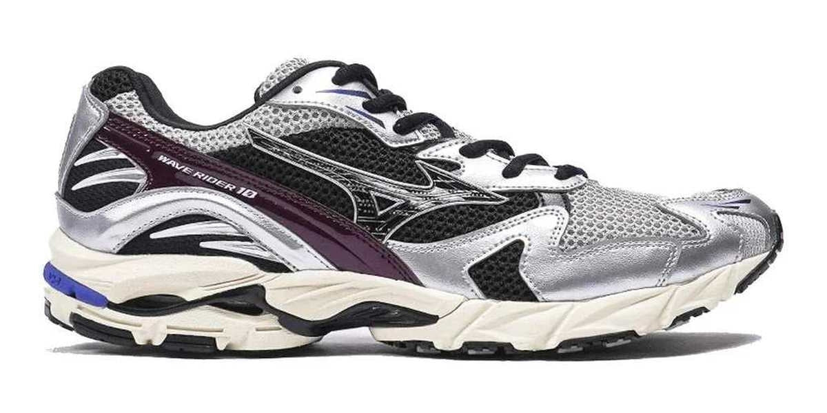 Mizuno Wave Rider 10(U) / Harbor Mist/Black/Fig / 38.0/5.0 – obrázek 1