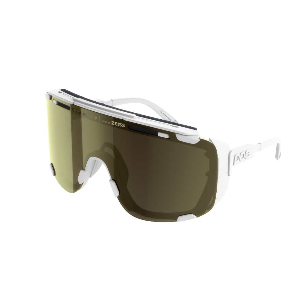Poc Devour Glacial Hydrogen White/Clarity Universal/Sunny Gold ONE – obrázek 4