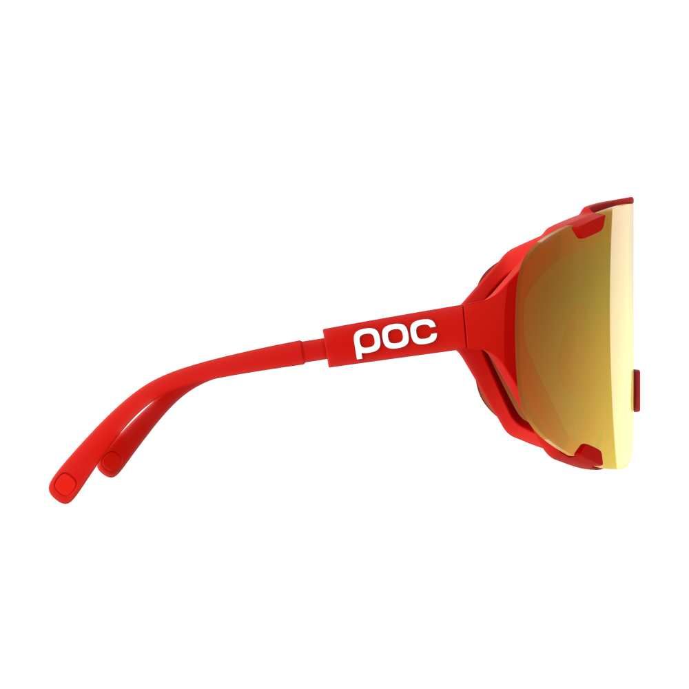 Poc Devour Prismane Red/Clarity Road/Partly Sunny Gold ONE – obrázek 2