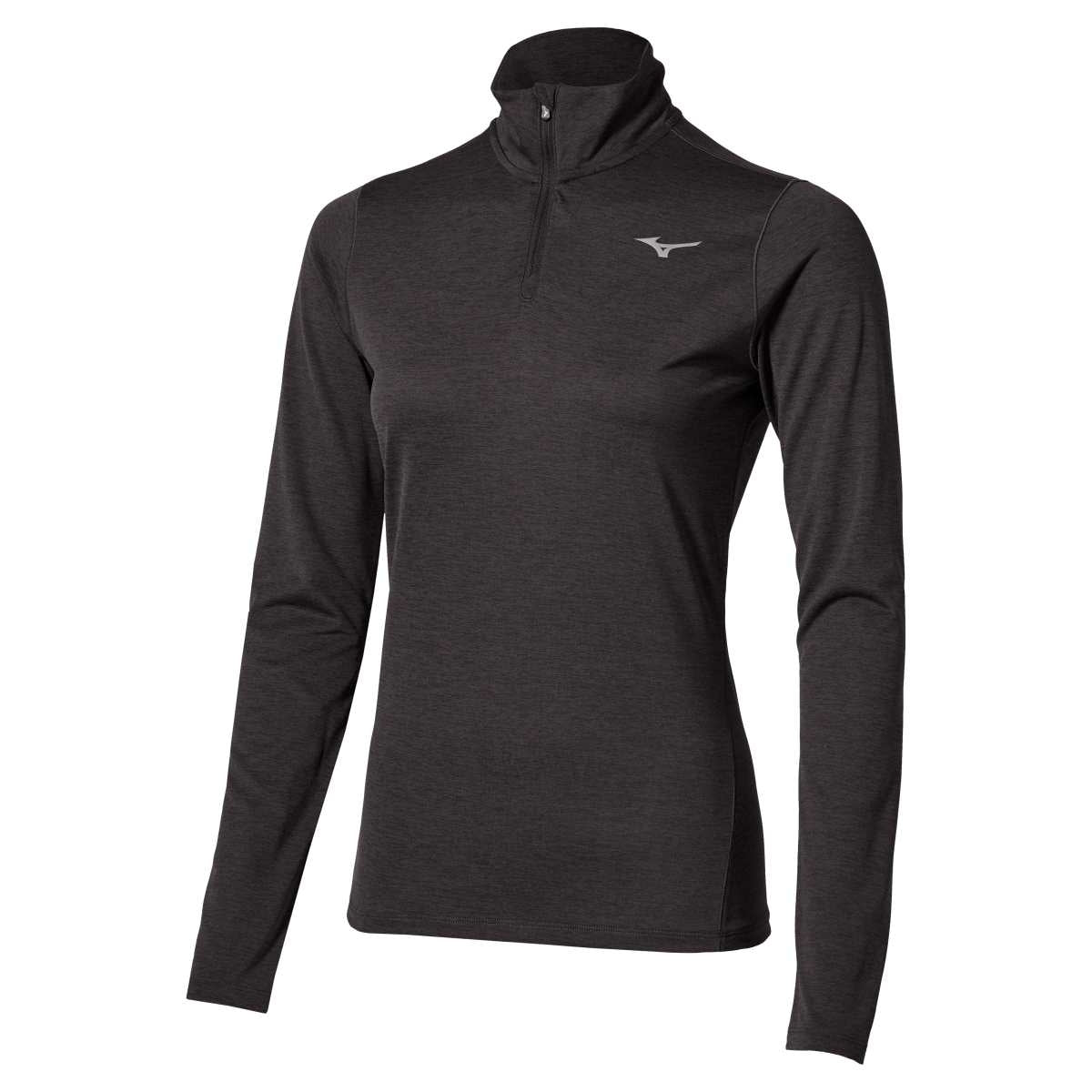 Mizuno Core Impulse Half Zip Long Sleeve Tee  / Phantom / L – obrázek 1