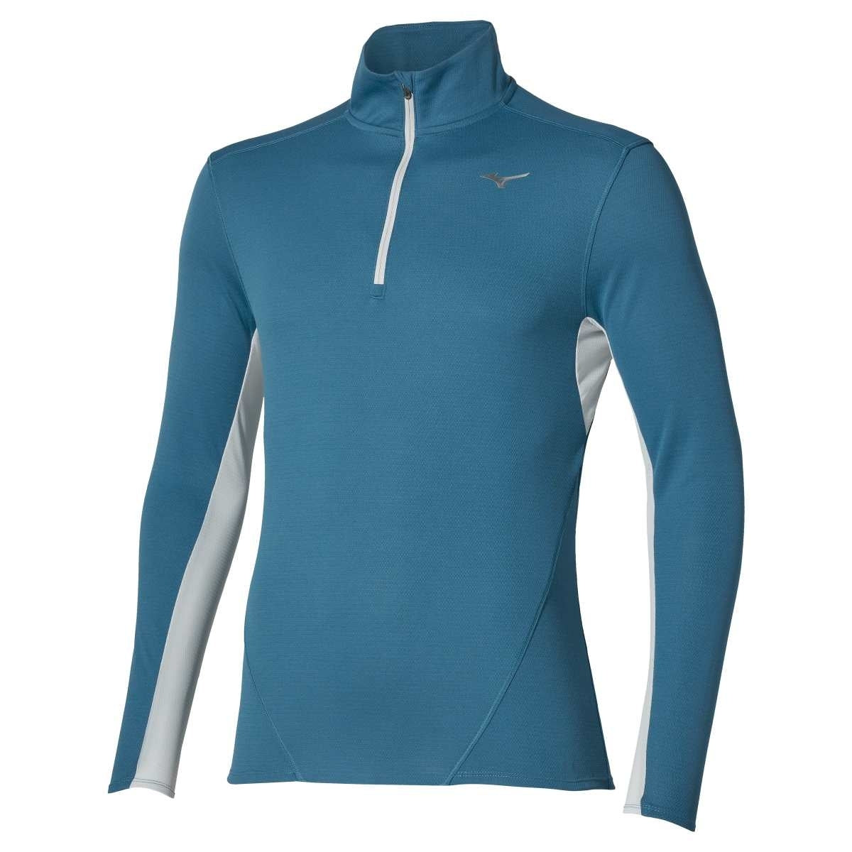 Mizuno Tech Thermal Charge Breath Thermo Half Zip Long Sleeve Tee / Stellar / M – obrázek 1