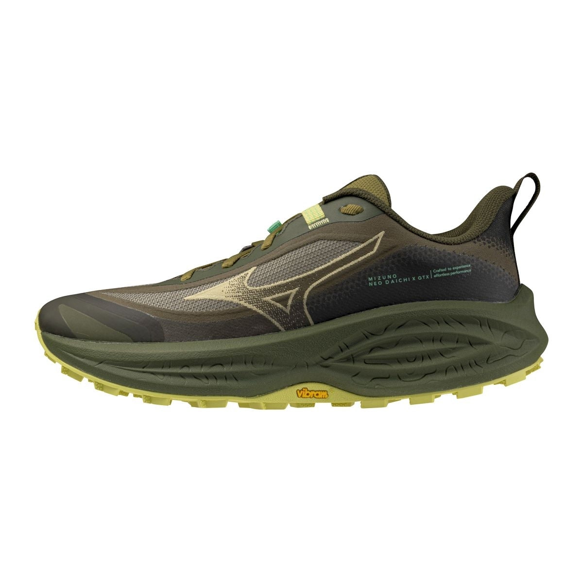 MIZUNO NEO DAICHI 10 GTX / Forest Night/Silver Fern/Beechnut / 37.0/4.5 – obrázek 1