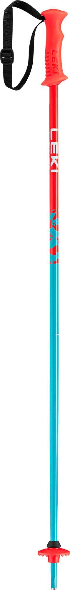 Leki Rider, petrol-bright red-white, 70 cm – obrázek 1