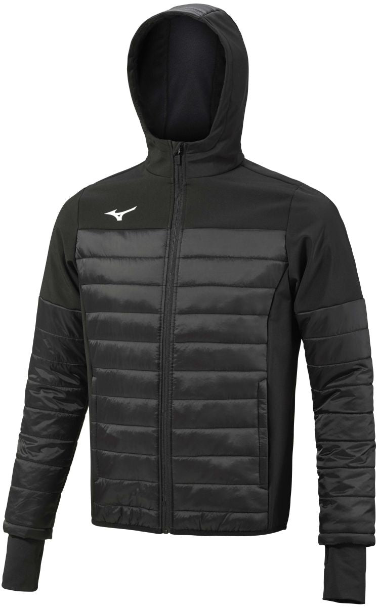 Mizuno Sapporo Hooded Hybrid Jacket M / Black / L – obrázek 1