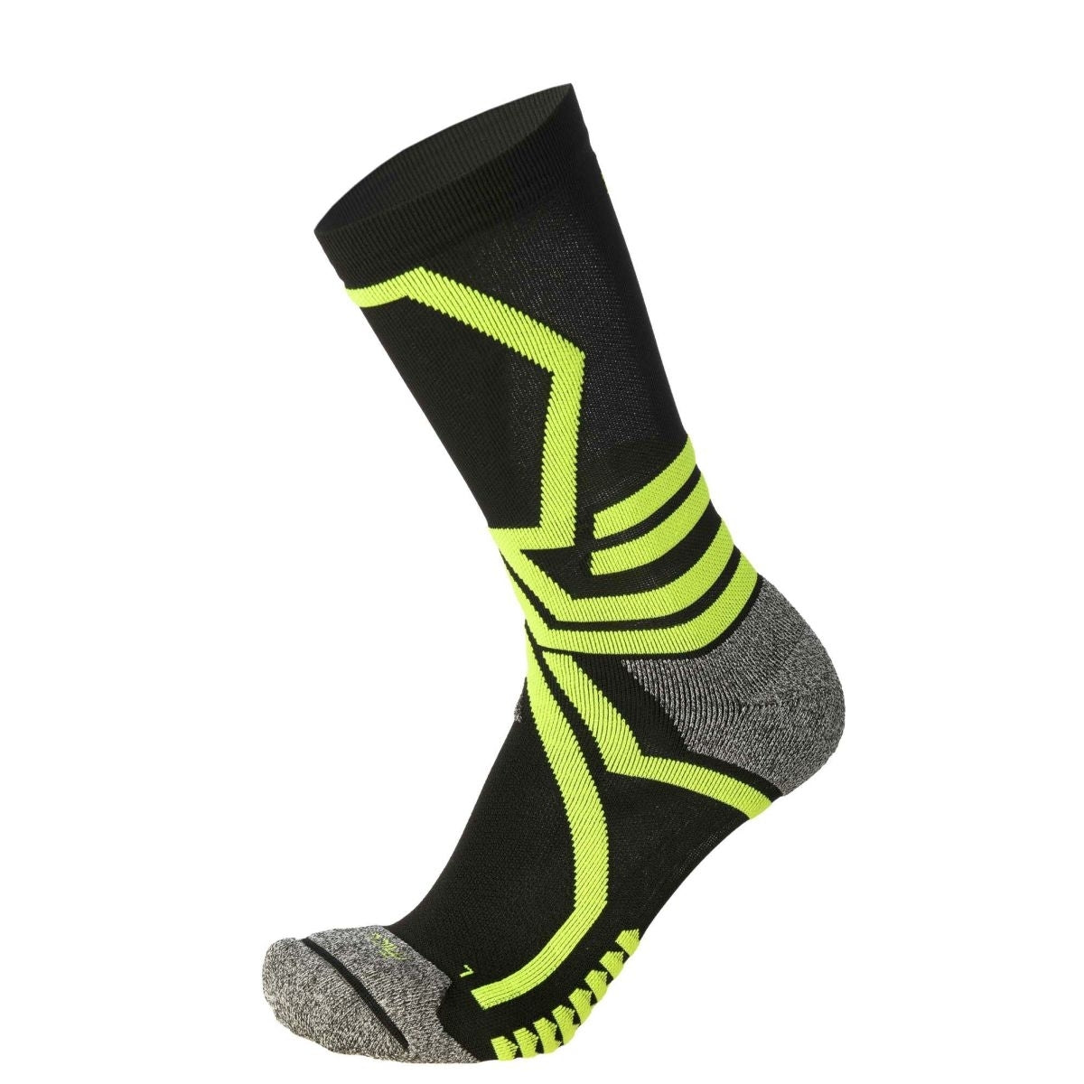 Mico CALZA X-COUNTRY LIGHT W. X-PERFORMANCE, NERO/GIALLO FLUO, S – obrázek 1