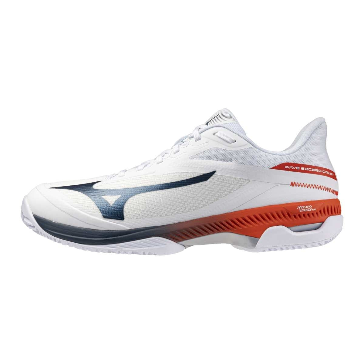 Mizuno WAVE EXCEED COURT CC / White/Insignia Blue/Orange / 40.0/6.5 – obrázek 1