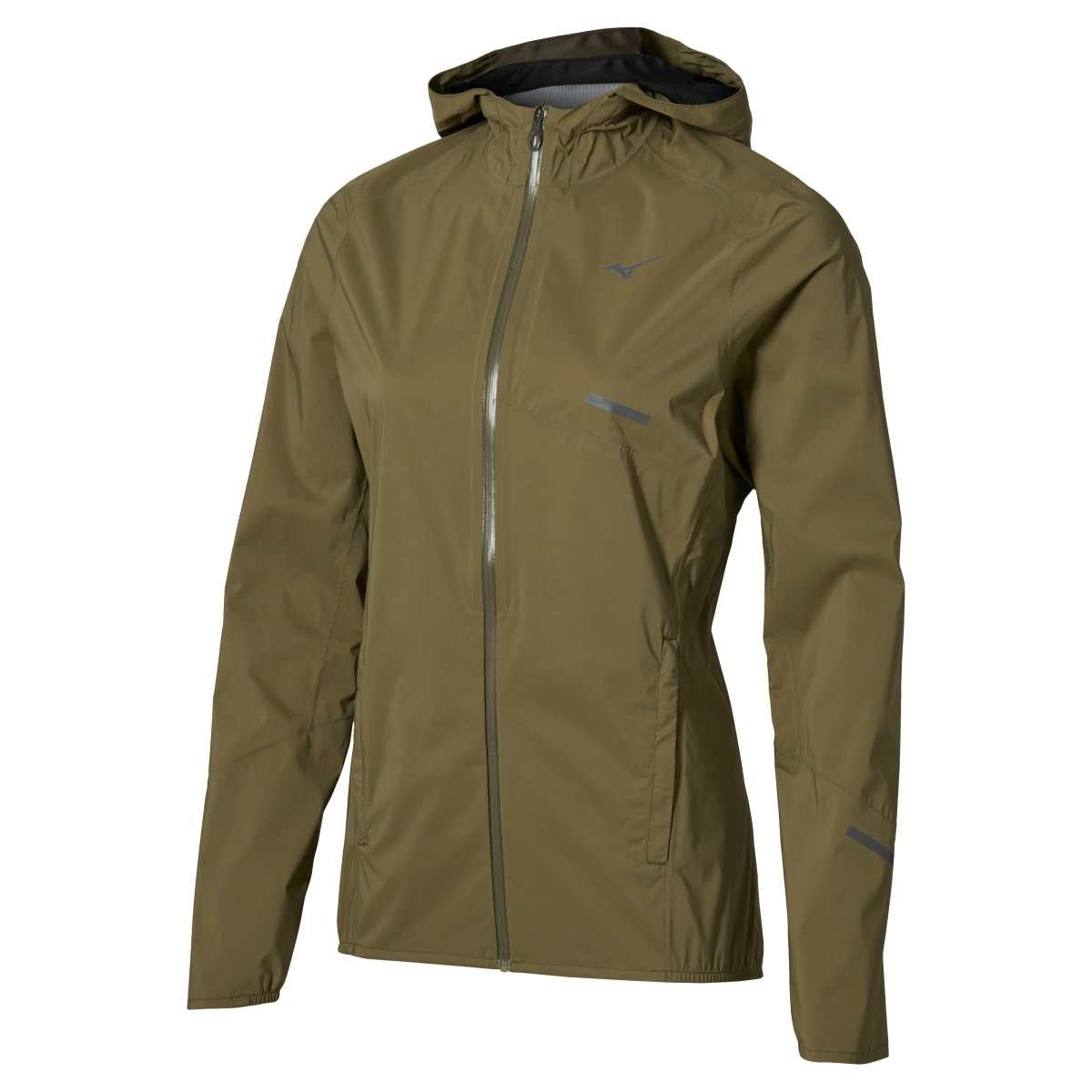 Mizuno Trail Waterproof 20K Hooded Jacket / Martini Olive / L – obrázek 1