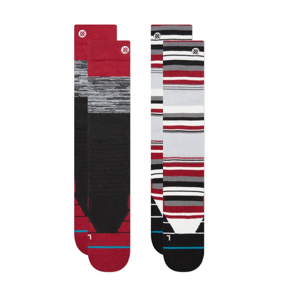 Stance BLOCKED 2 PACK / RED / L – obrázek 1