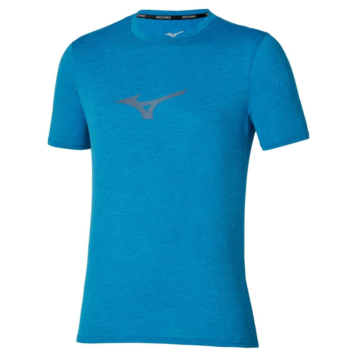 Mizuno Core Runbird Short Sleeve Tee / Blue Jewel / L – obrázek 1