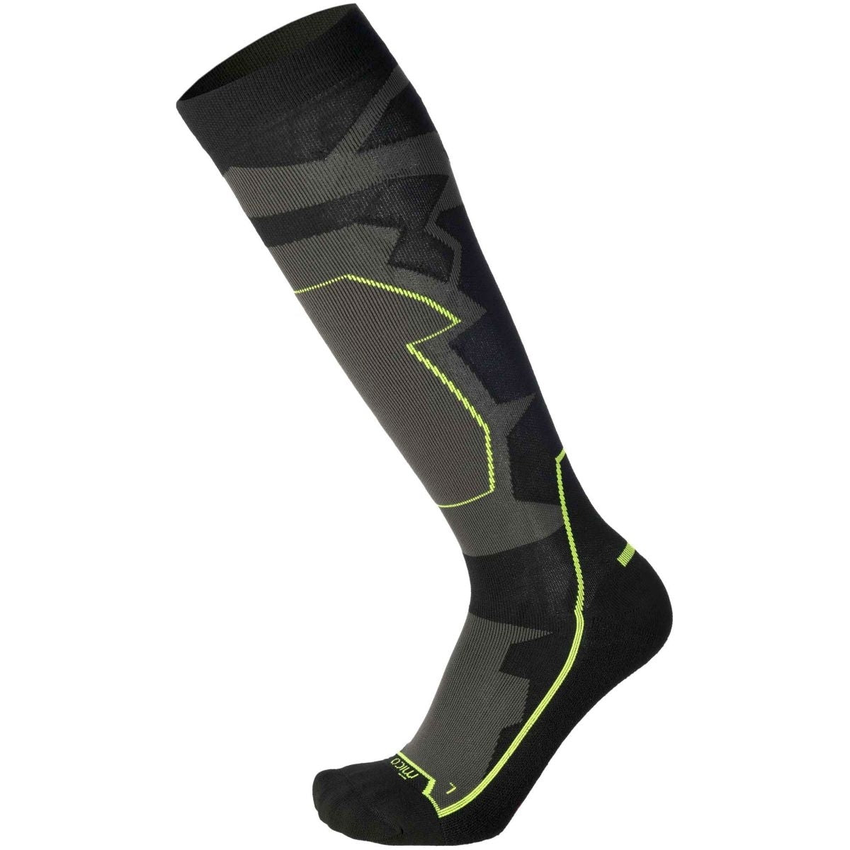 Mico CALZA SKI TOURING MEDIUM W. WARM CONTROL, NERO/GRIGIO, S – obrázek 1