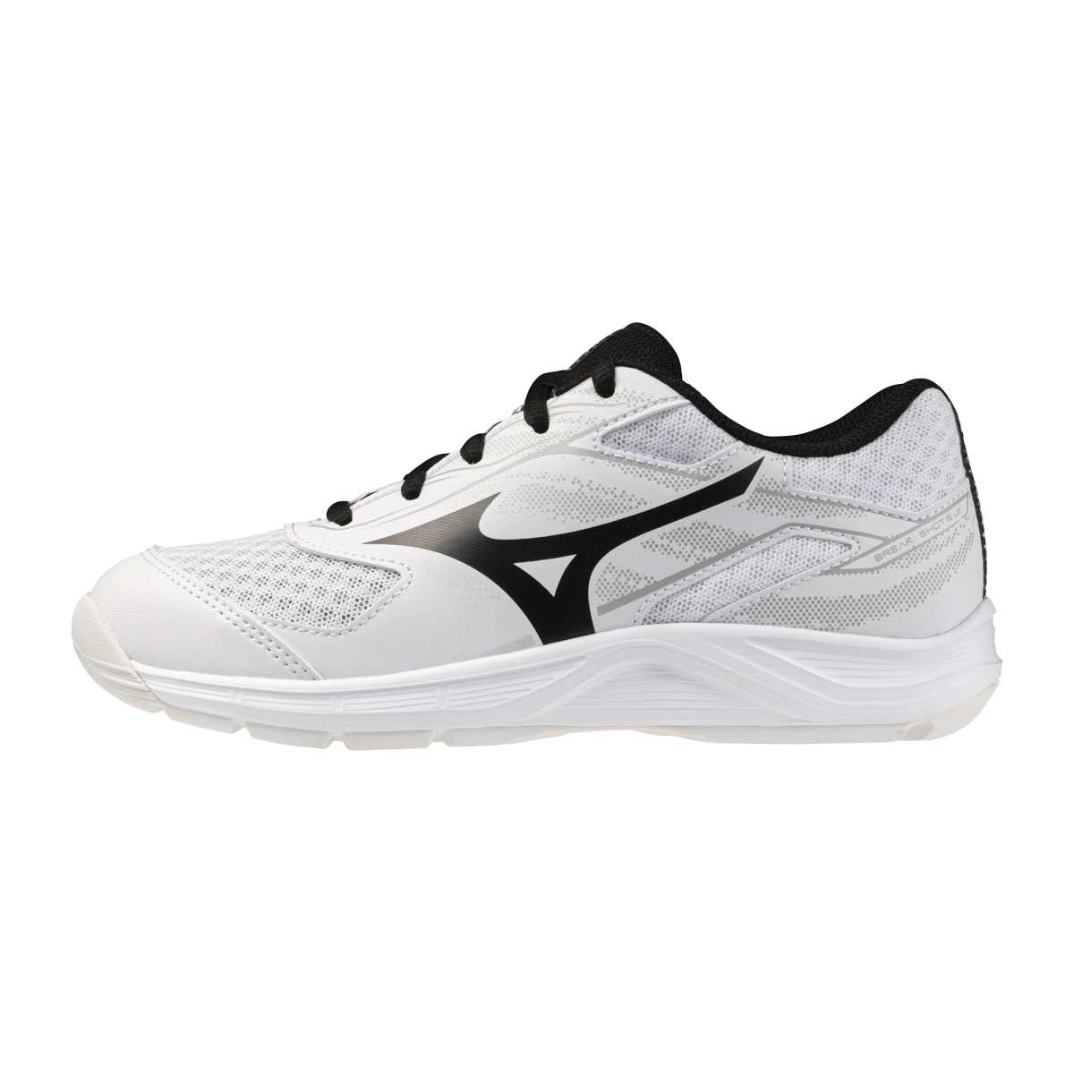 Mizuno BREAK SHOT 5 Jr. CS / White/Black /Harbor Mist / 34.0/2.0 – obrázek 1