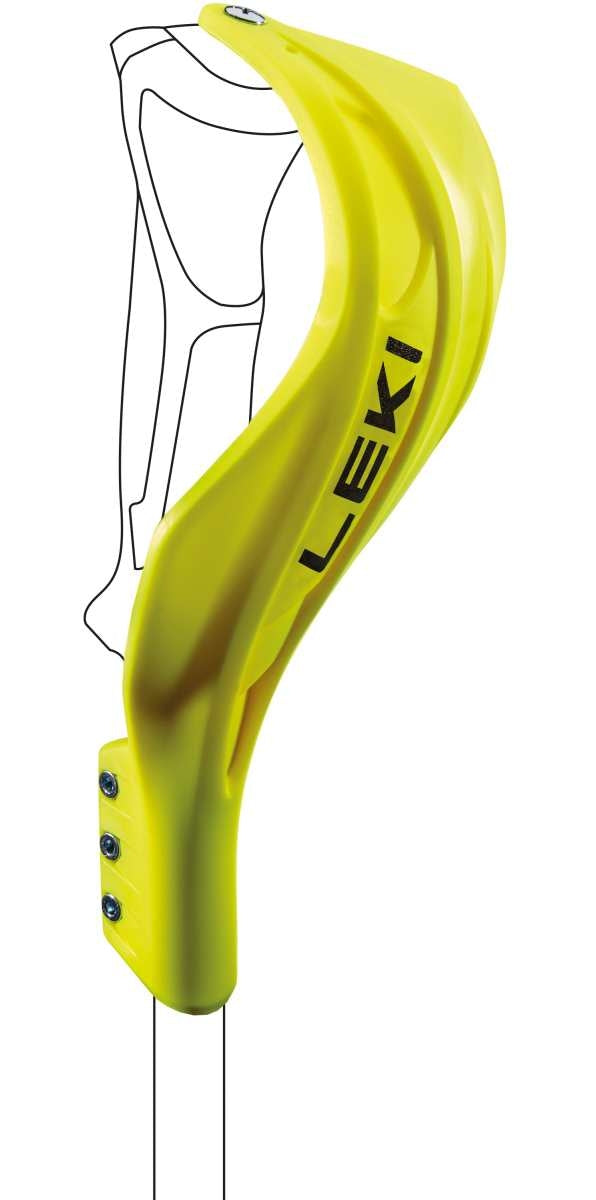Leki Gate Guard Closed Worldcup Compact, neonyellow, One size – obrázek 1