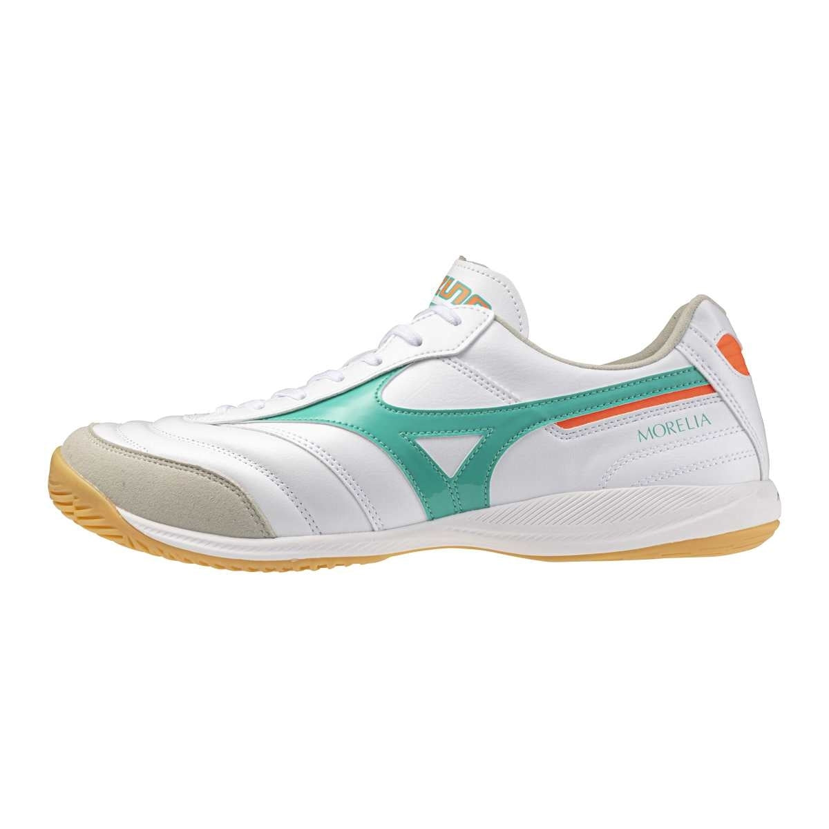 Mizuno MORELIA SALA ELITE IN / White/Arcadia/Lava Orange / 38.0/5.0 – obrázek 1