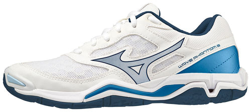 Mizuno WAVE PHANTOM 3 / White / Dark Denim / Blue Jasper  / 51.0/15.0 – obrázek 1
