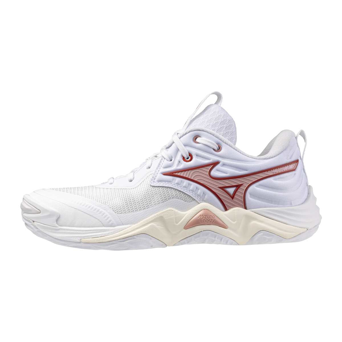 Mizuno WAVE MOMENTUM ELITE(W) / White/Rose Elegance/Lava Falls / 37.0/4.5 – obrázek 1