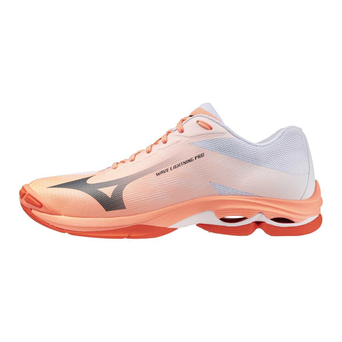 Mizuno WAVE LIGHTNING PRO / Flamingo Coral/Carbon/White / 36.5/4.0 – obrázek 1