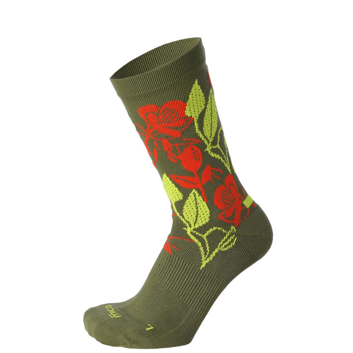 Mico LIGHT W. EXTRADRY WMN L. HIKE CREW SOCKS, VERDE MILITARE, M – obrázek 1
