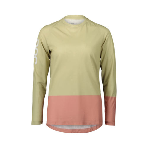Poc W's MTB Pure LS Jersey Prehnite Green/Rock Salt XSM – obrázek 1