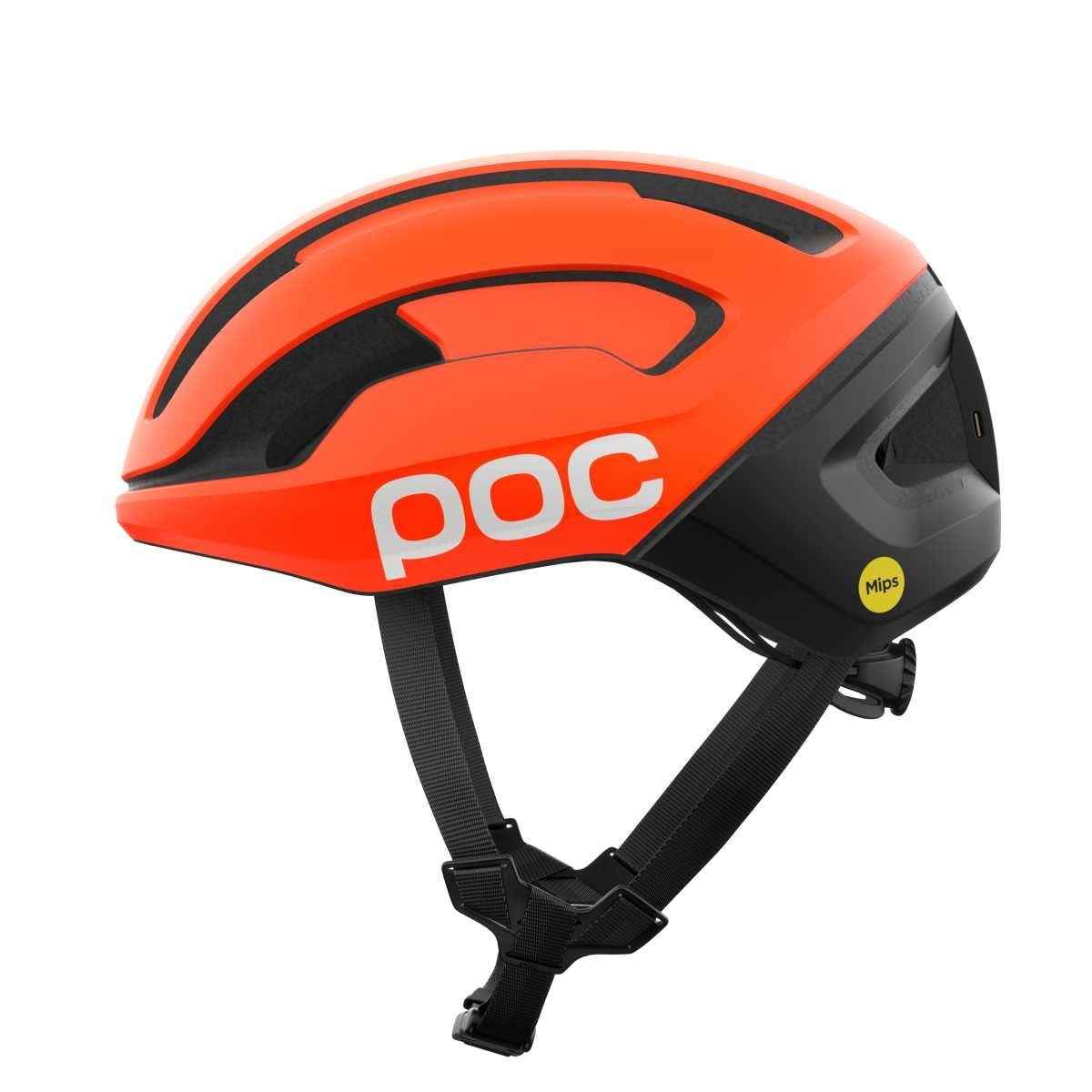 Poc Omne Beacon MIPS Fluorescent Orange Matt/Uranium Black Matt SML – obrázek 1