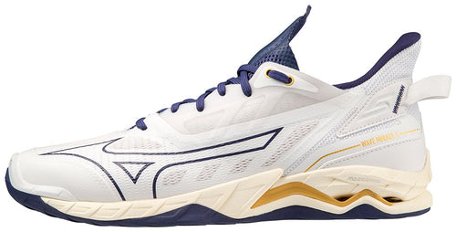 Mizuno WAVE MIRAGE 5 / White/BRibbon/MP Gold / 50.0/14.0 – obrázek 1