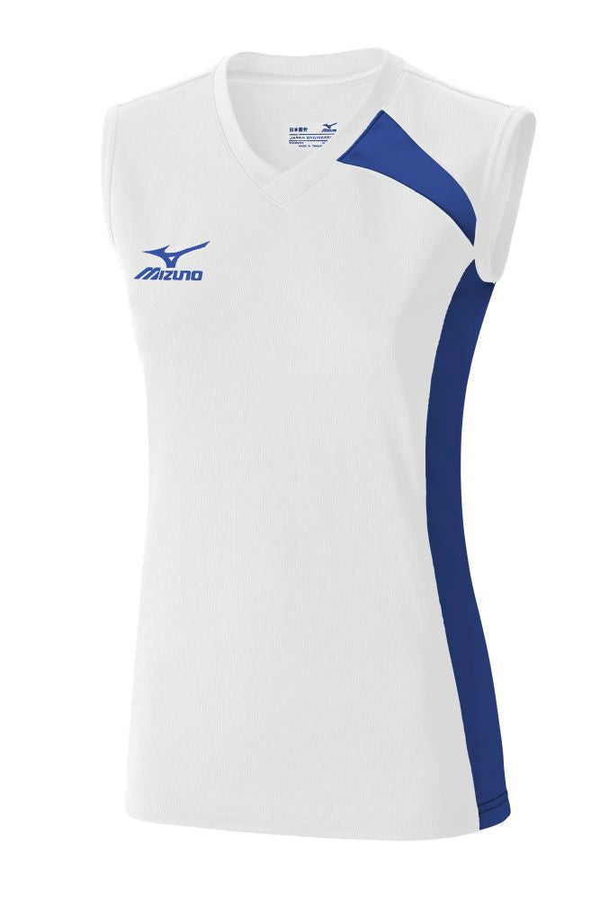 Mizuno W Trad Sleeveless/White/Blue/XL – obrázek 1