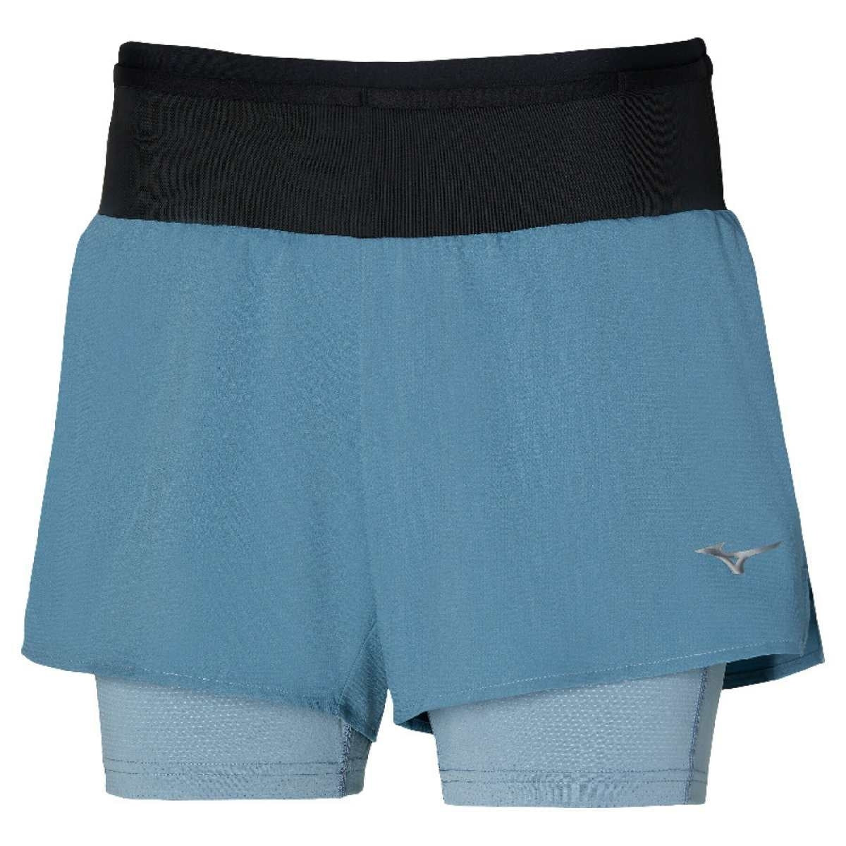 Mizuno Trail ER 2in1 Short(W) / Citadel / XS – obrázek 1