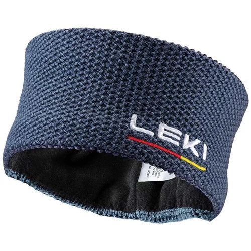 Leki Wool Headband, dark denim-white-poppy red, One size (10pcs/box) – obrázek 1